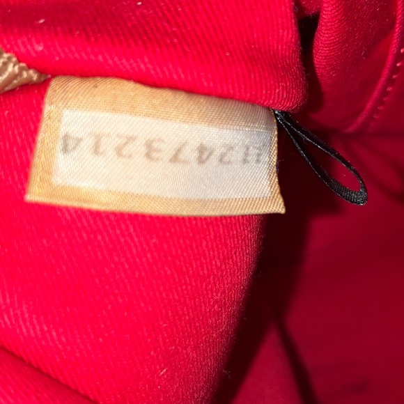 Dooney & Bourke Watercolor Stripe  navy blue and multi color tote - Picture 9 of 14